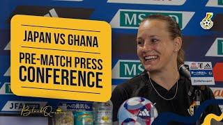 PRE-MATCH PRESSER AHEAD OF INTERNATIONAL FRIENDLY AGAINST THE NADESHIKO OF JAPAN