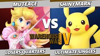 Warehouse War 4 TOP 8 - MuteAce Peach Vs. ShinyMark Pikachu Smash Ultimate - SSBU