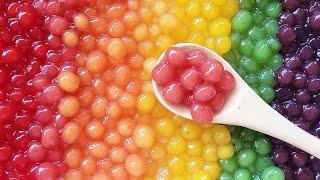 RAINBOW FRUIT BOBA Made With Real Fruit   Fruit Tapioca Pearl