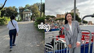 Italian vlog passeggiata a Villa Borghese il 2 giugno vi consiglio un libro Subtitles