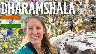 First Time in DHARAMSHALA  Surprised by Snow Monks Buddhist Temples and the Dalai Lama