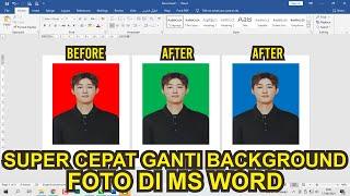 CARA CEPAT GANTI-GANTI BACKGROUND FOTO DI MS WORD