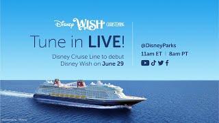 The Disney Wish Christening