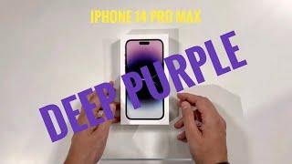 iPhone 14 Pro Max Deep Purple - Viola - UNBOXING