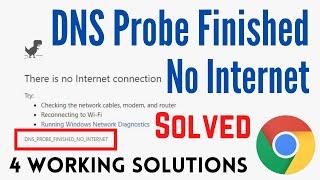 How To Fix DNS Probe Finished No Internet Error In Google Chrome Easily & Quickly