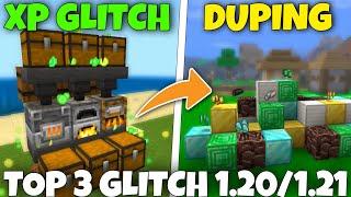 Top 3 Best Duplication Glitches for Minecraft Bedrock 1.21 & Mcpe  PlayStation Xbox Ps4 Ps5PC