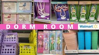 WALMART DORM ROOM SHOP WITH ME‼️DORM ROOM SHOPPING VLOG  DORM ROOM SHOPPING HAUL  DORM ROOM HAUL