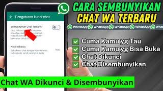 Cara Menyembunyikan Chat WhatsApp Terbaru 2024  100% Aman Tidak Ada yang Tahu