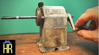Do you Remember this VINTAGE Pencil Sharpener ? Join me in this Entertaining Restoration.