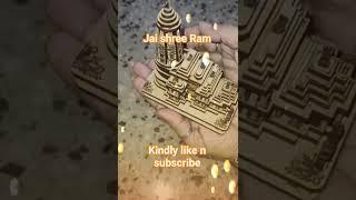 Shree Ram mandir 3D Wooden Temple @ Ayodhya