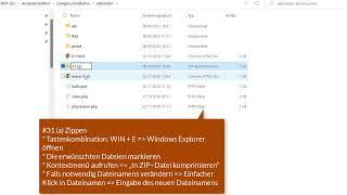 31 Windows 11 - Mehrere Dateien Zippen und Entzippen