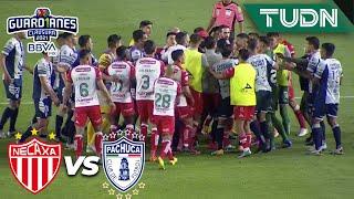 ¡HAY GOLPES Terminaron calientitos  Necaxa 2-2 Pachuca  Torneo Guard1anes 2021 BBVA MX J9  TUDN