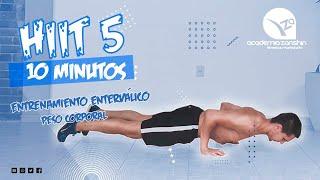 HIIT 5  CIRCUITO CON PESO CORPORAL