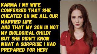 Karma  My Wife Confessed She Cheated On Me All Our Married Life And Son Is Not Mine. Cheating Story