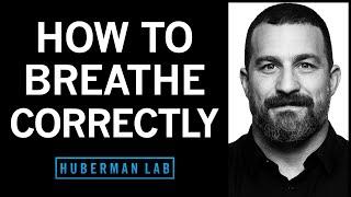 How to Breathe Correctly for Optimal Health Mood Learning & Performance  Huberman Lab Podcast