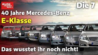 40 Jahre E-Klasse das wusstet ihr noch nicht  auto motor und sport