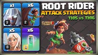 Th15 Attack Strategy With New Root Rider  Th15 vs Th16  Best Th15 Attack Strategy Clash of Clans