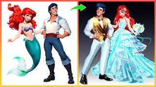 Mermaid Ariel Eric Transformation In WEDDING  Fashion wow