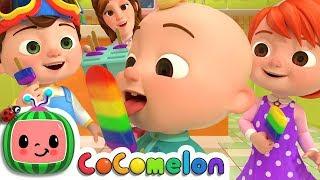 The Colors Song with Popsicles  @CoComelon Nursery Rhymes & Kids Songs