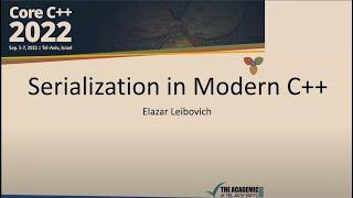 Serialization In Modern C++