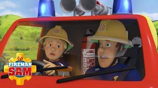 Fire in the forest  Fireman Sam Official  Cartoons for Kids