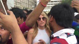 Creepy In India Female Tourists Get Harassed By Locals... The Thirst Is Real