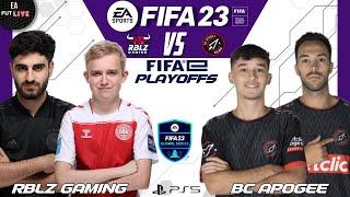 RBLZ GAMING VS BC APOGEE  FIFA 23 - FIFAe PLAYOFFS ECLUB WORLD CUP - FGS23 2VS2