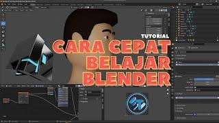 Tutorial Blender Part1 Pemula - Pengenalan Interface & Shortcut Key - B. Indonesia #carabelajarcepat