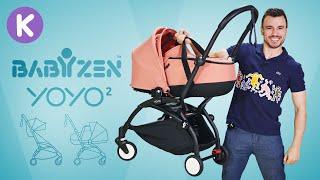 Babyzen YOYO² - коляска для путешествий. Легкая прогулочная коляска люлька YOYO Bassinet 2 в 1