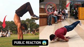 Public Reaction to Calisthenics People Shocked 