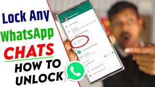 How to hide WhatsApp chat & Unhide WhatsApp Chat Lock Android and iPhone