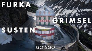 FURKA - GRIMSEL - SUSTEN The BEST mountain passes in SWITZERLAND