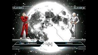 Kof Dark Moon Ash Crimson & Orochi Ash Vs Saiki & Angelique