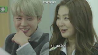 BTS Jimin want to sit next to Red Velvet Seulgi FANMADE