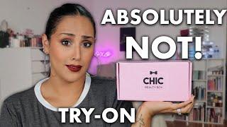 I TRIED MAKEUP FROM THE CHIC BEAUTY BOX  AUGUST 2024 TRY-ON & REVIEW