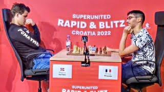 World Champion Neutralized  Carlsen vs Firouzja  Croatia GCT 2022