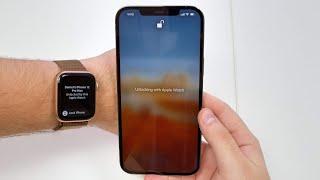 Unlock your iPhone with Apple Watch When Wearing a Mask iOS 14.5