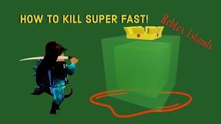 HOW TO KILL NEW SLIME KING SUPER FAST IN ROBLOX ISLANDS