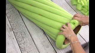 THOUSANDS Of People Have Pinned Her Pool Noodle Decor Idea and You Will Instantly See Why