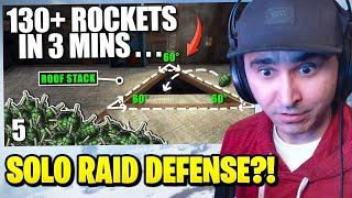 Summit1g Reacts THIS CLAN USED 130+ ROCKETS TO RAID ME  Solo Rust