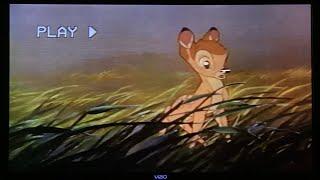 Bambi 1997 VHS Bambi MotherBambi Father Mother RunCrowVHSTV