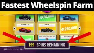 Forza Horizon 5 NEW BEST way to Farm SUPER WHEELSPINS & MONEY How to get Wheelspins & Credits