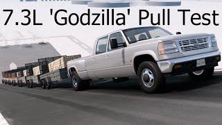 Ford 7.3L Godzilla Pull Test BeamNG. Drive