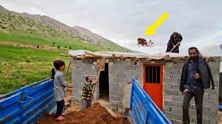 Living in a new territory the presence of an unknown man next to Reza creating a shelter