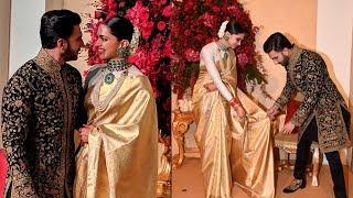 Ranveer Deepika CUTE Moments At Their Wedding Reception Bangalore