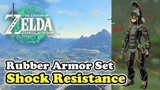 Rubber Armor Set Location in Zelda Tears of the Kingdom Shock Resistance