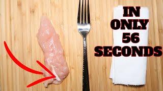 How to Easily Remove the Tendon from Chicken Tenders with a FORK #shorts