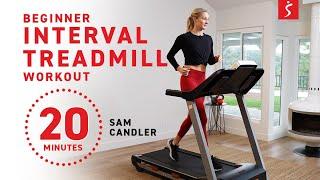 Beginner Interval Treadmill Workout  20 Minutes