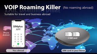 Fee Roaming abroad 3 SIM Dual sim dual standby for Android and all iPhone
