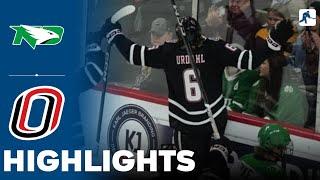 North Dakota vs Omaha  NCAA College Hockey  NCHC Frozen Faceoff  Highlights - March 22 2024